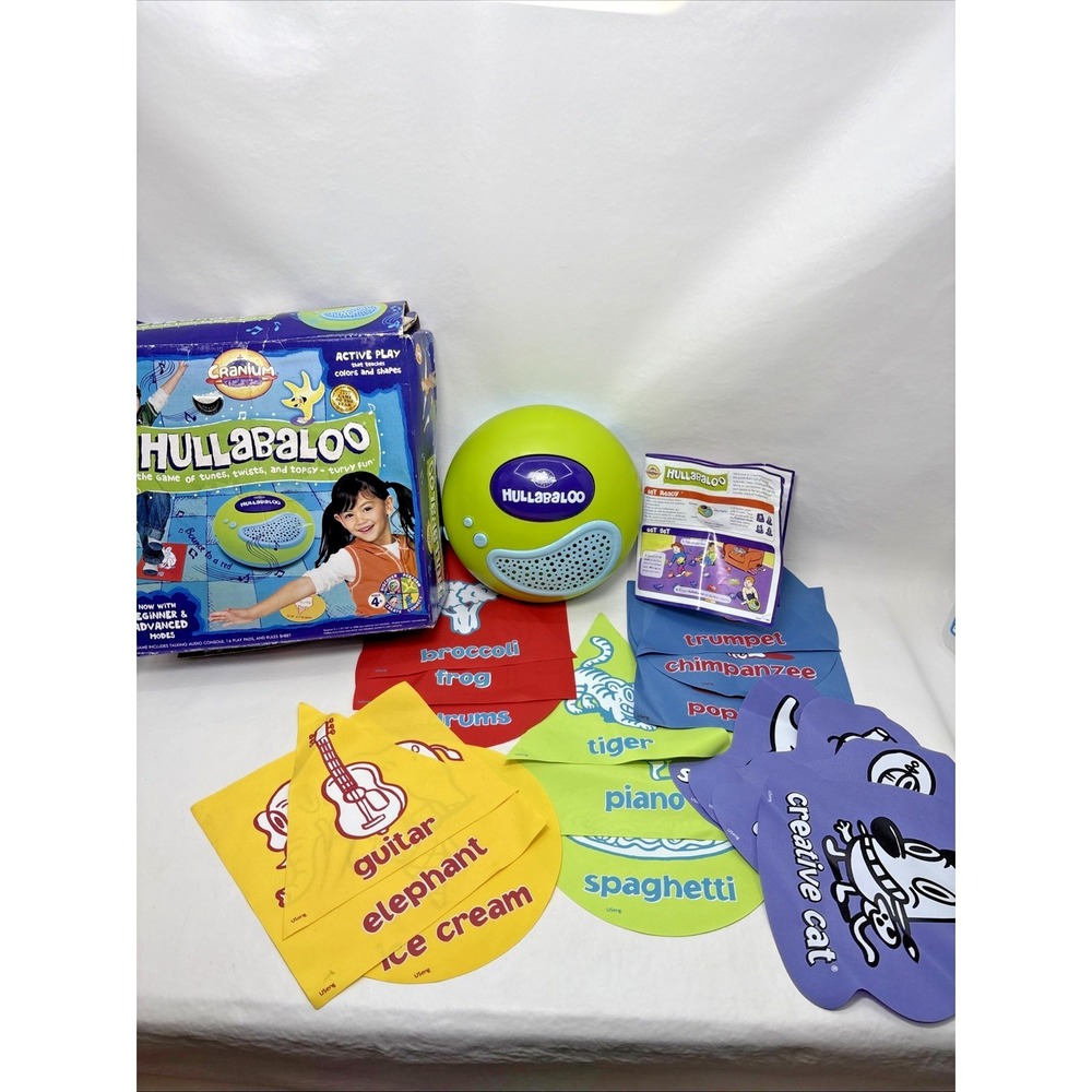 Cranium Hullabaloo Children's Game Complete 2008 Kids Tested Works Music